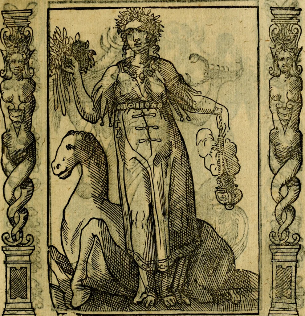 An illustration from Iconologia, overo Descrittione di diverse imagini cauate dall'antichità, & di propria inuentione,, 1603, leaf 354