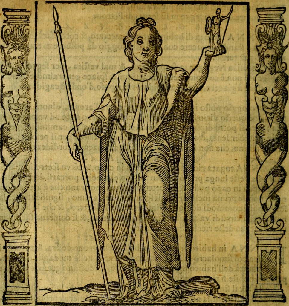 An illustration from Iconologia, overo Descrittione di diverse imagini cauate dall'antichità, & di propria inuentione,, 1603, leaf 379