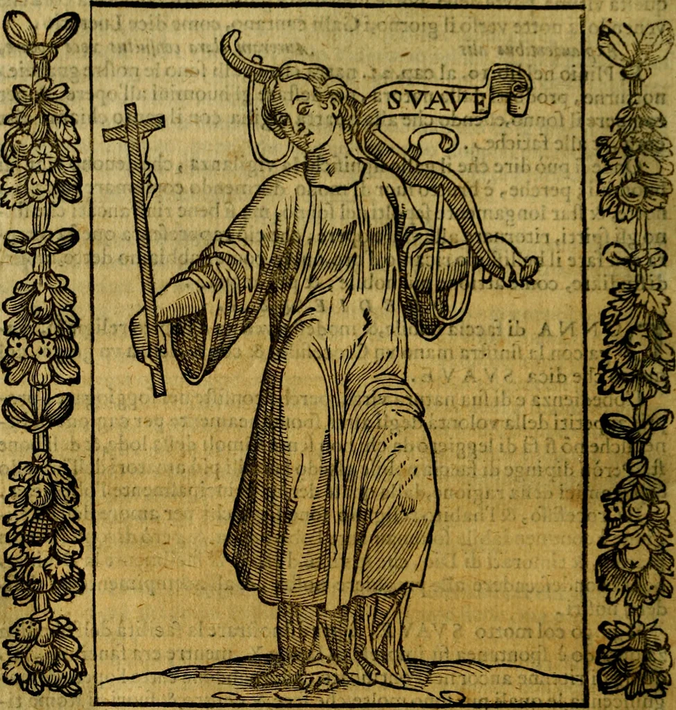 An illustration from Iconologia, overo Descrittione di diverse imagini cauate dall'antichità, & di propria inuentione,, 1603, leaf 383