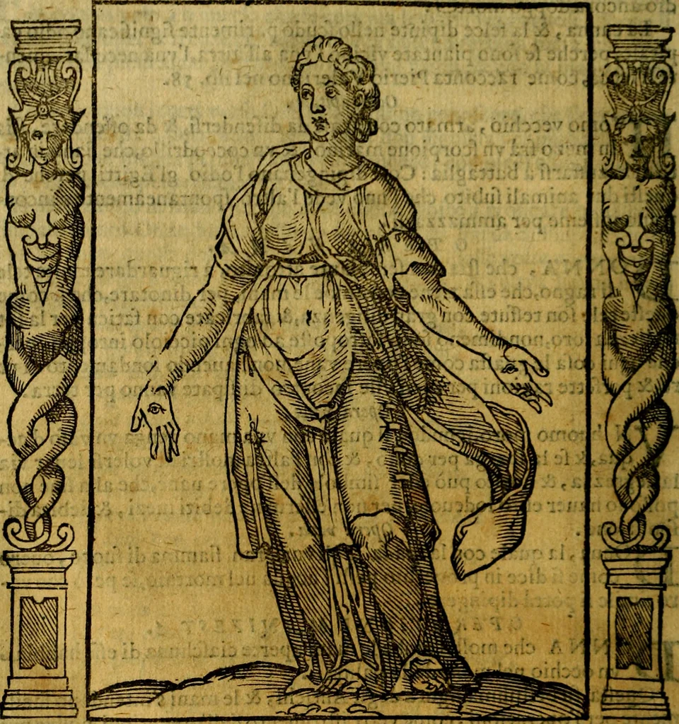 An illustration from Iconologia, overo Descrittione di diverse imagini cauate dall'antichità, & di propria inuentione,, 1603, leaf 387