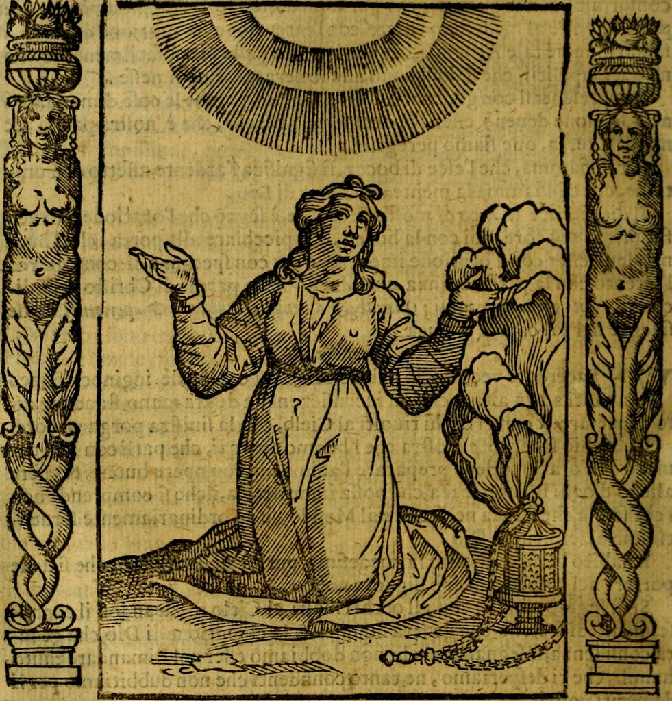 An illustration from Iconologia, overo Descrittione di diverse imagini cauate dall'antichità, & di propria inuentione,, 1603, leaf 391