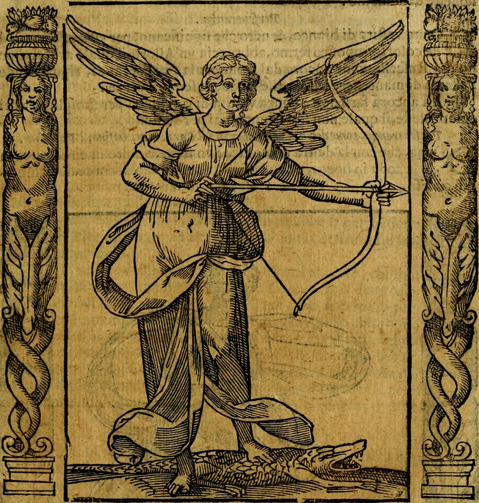 An illustration from Iconologia, overo Descrittione di diverse imagini cauate dall'antichità, & di propria inuentione,, 1603, leaf 412