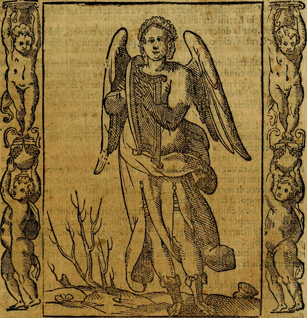 An illustration from Iconologia, overo Descrittione di diverse imagini cauate dall'antichità, & di propria inuentione,, 1603, leaf 418