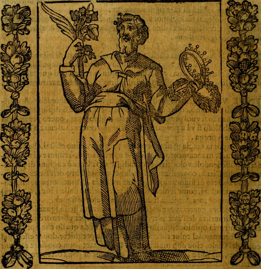An illustration from Iconologia, overo Descrittione di diverse imagini cauate dall'antichità, & di propria inuentione,, 1603, leaf 431