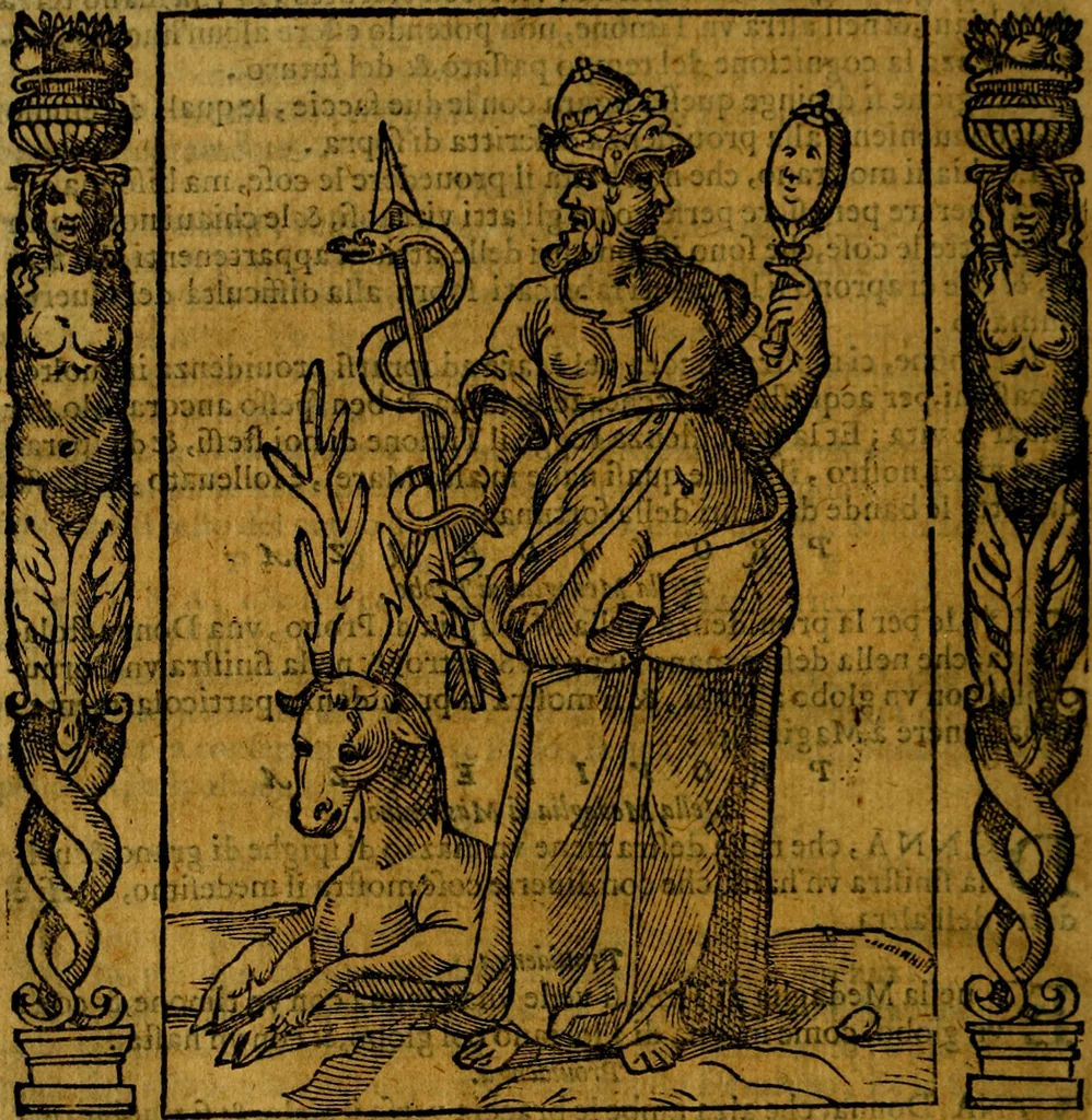 An illustration from Iconologia, overo Descrittione di diverse imagini cauate dall'antichità, & di propria inuentione,, 1603, leaf 435