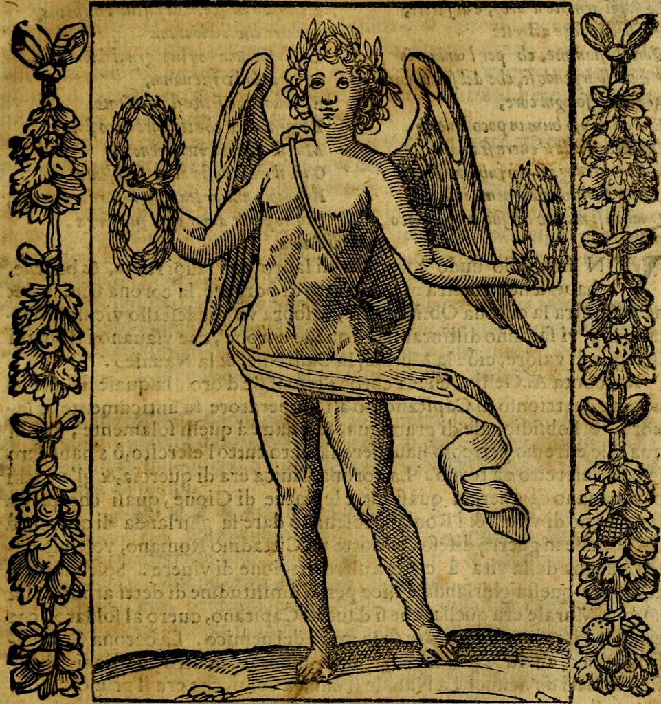 An illustration from Iconologia, overo Descrittione di diverse imagini cauate dall'antichità, & di propria inuentione,, 1603, leaf 44
