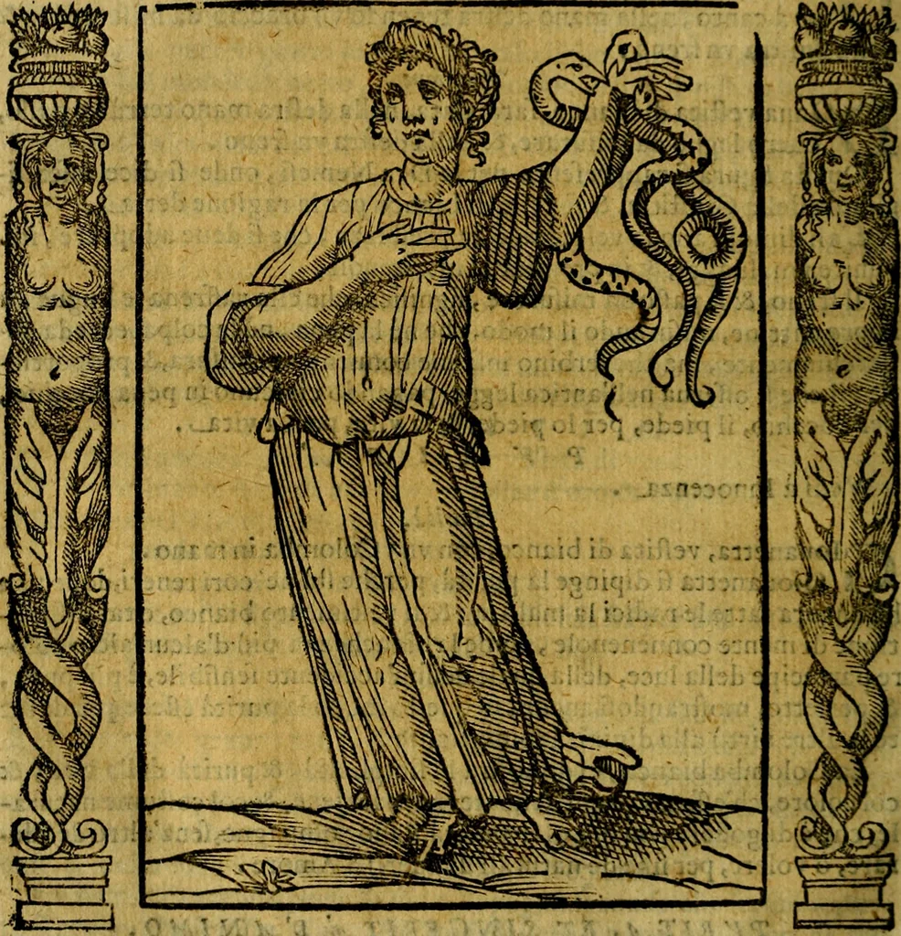 An illustration from Iconologia, overo Descrittione di diverse imagini cauate dall'antichità, & di propria inuentione,, 1603, leaf 441
