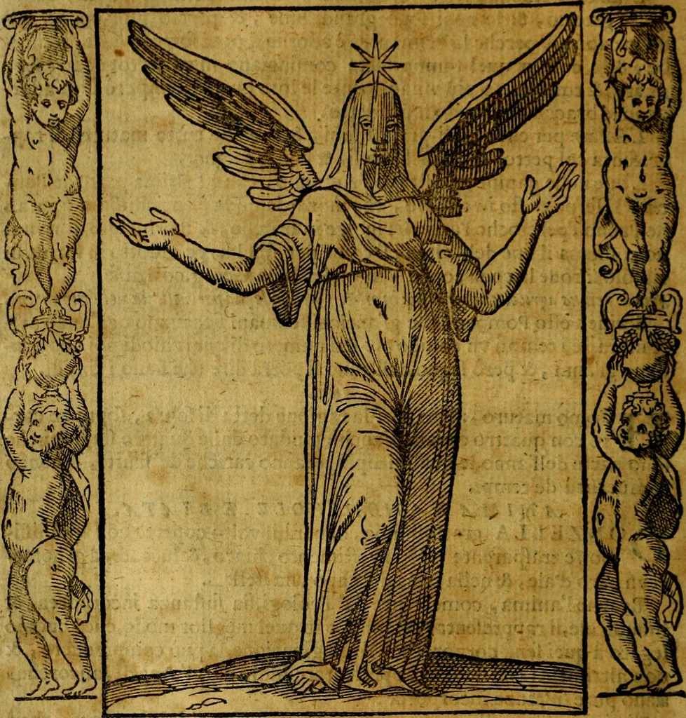 An illustration from Iconologia, overo Descrittione di diverse imagini cauate dall'antichità, & di propria inuentione,, 1603, leaf 47