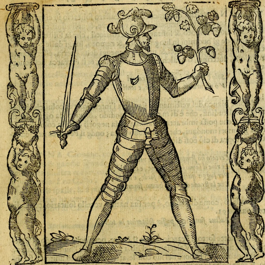 An illustration from Iconologia, overo Descrittione di diverse imagini cauate dall'antichità, & di propria inuentione,, 1603, leaf 476