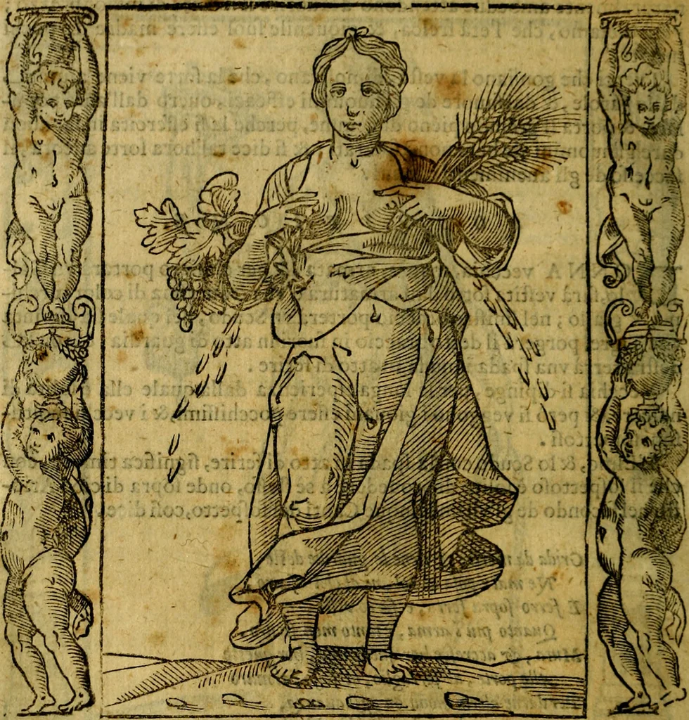 An illustration from Iconologia, overo Descrittione di diverse imagini cauate dall'antichità, & di propria inuentione,, 1603, leaf 487