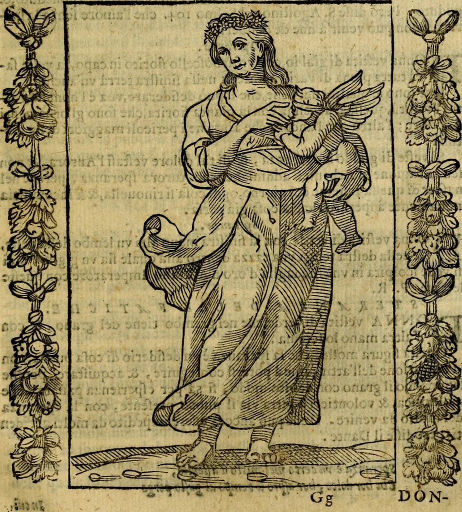 An illustration from Iconologia, overo Descrittione di diverse imagini cauate dall'antichità, & di propria inuentione,, 1603, leaf 488