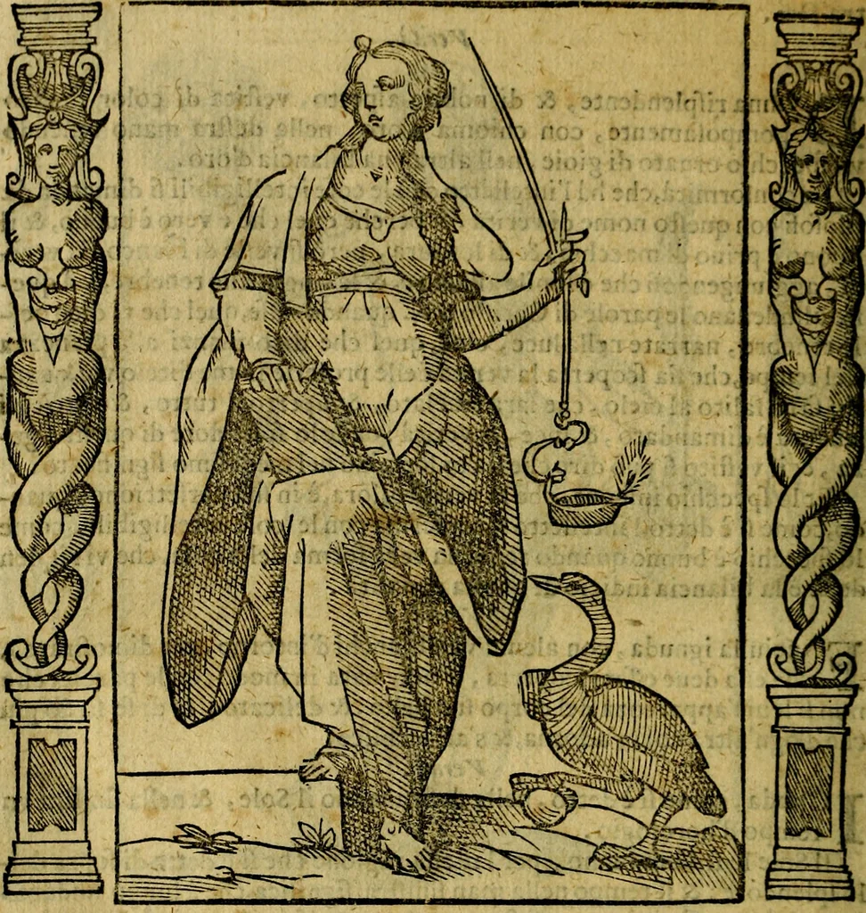 An illustration from Iconologia, overo Descrittione di diverse imagini cauate dall'antichità, & di propria inuentione,, 1603, leaf 521