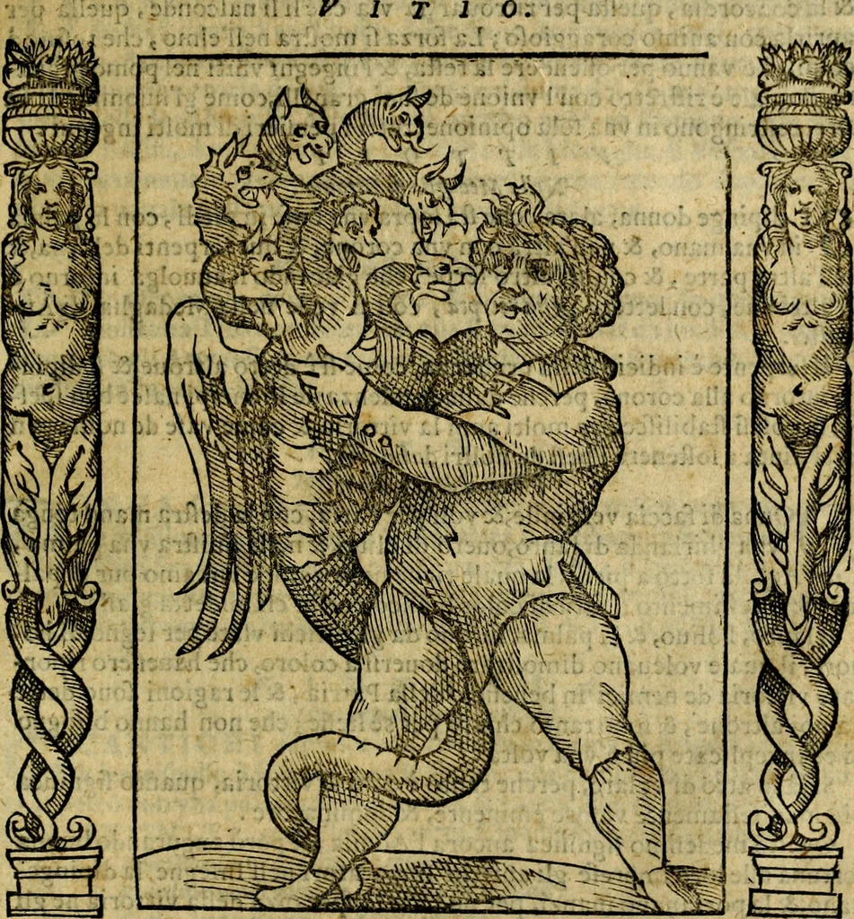 An illustration from Iconologia, overo Descrittione di diverse imagini cauate dall'antichità, & di propria inuentione,, 1603, leaf 534