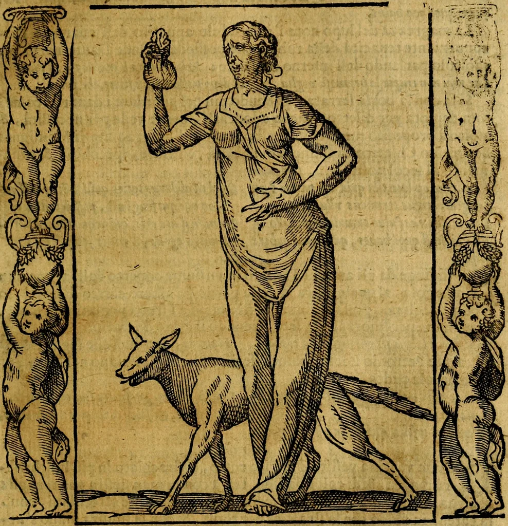 An illustration from Iconologia, overo Descrittione di diverse imagini cauate dall'antichità, & di propria inuentione,, 1603, leaf 56