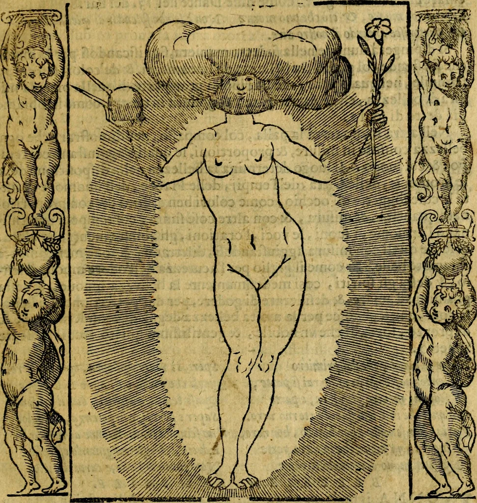 An illustration from Iconologia, overo Descrittione di diverse imagini cauate dall'antichità, & di propria inuentione,, 1603, leaf 66