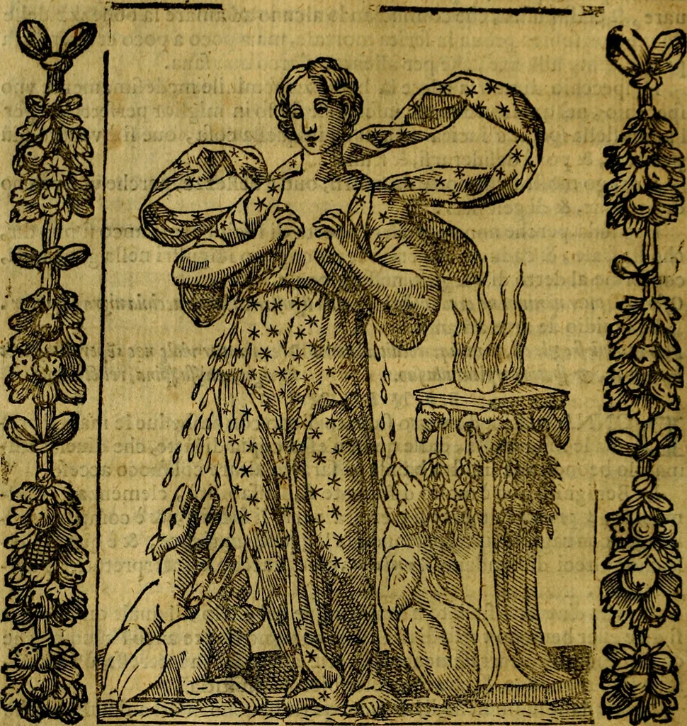 An illustration from Iconologia, overo Descrittione di diverse imagini cauate dall'antichità, & di propria inuentione,, 1603, leaf 69