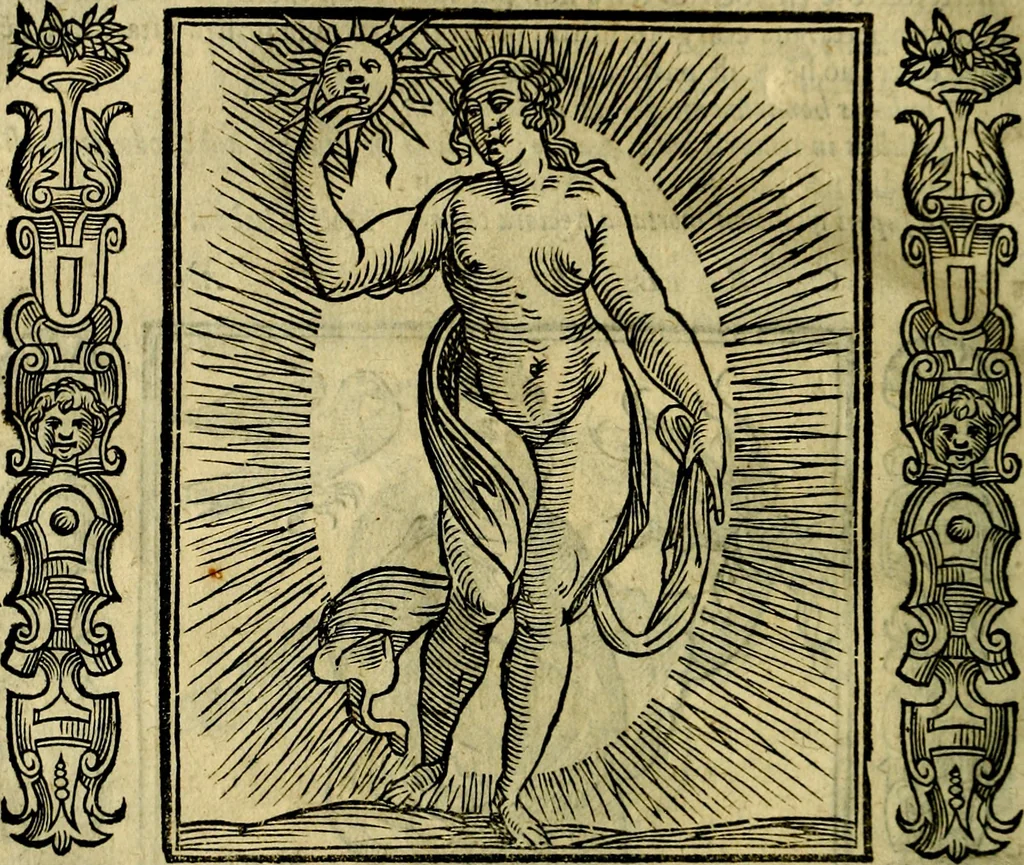 An illustration from Iconologia, overo, Descrittione d'imagini delle virtu', vitii, affetti, passioni humane, corpi celesti, mondo e sue parti, 1611, leaf 113
