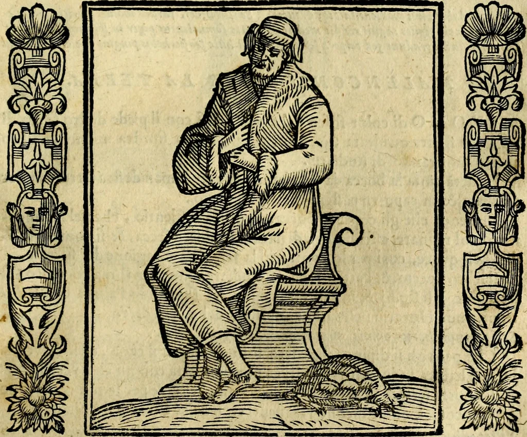 An illustration from Iconologia, overo, Descrittione d'imagini delle virtu', vitii, affetti, passioni humane, corpi celesti, mondo e sue parti, 1611, leaf 122