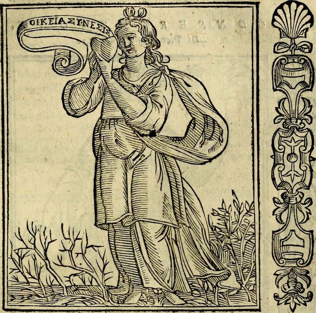 An illustration from Iconologia, overo, Descrittione d'imagini delle virtu', vitii, affetti, passioni humane, corpi celesti, mondo e sue parti, 1611, leaf 130