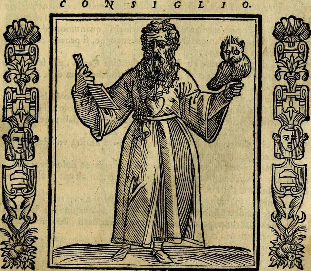 An illustration from Iconologia, overo, Descrittione d'imagini delle virtu', vitii, affetti, passioni humane, corpi celesti, mondo e sue parti, 1611, leaf 132