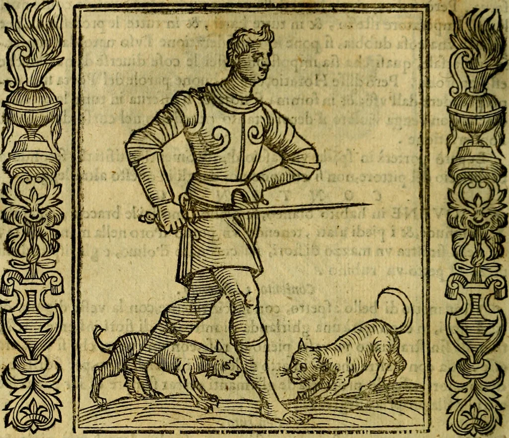 An illustration from Iconologia, overo, Descrittione d'imagini delle virtu', vitii, affetti, passioni humane, corpi celesti, mondo e sue parti, 1611, leaf 137