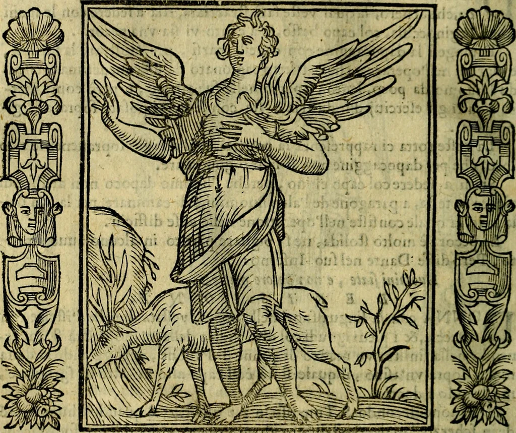 An illustration from Iconologia, overo, Descrittione d'imagini delle virtu', vitii, affetti, passioni humane, corpi celesti, mondo e sue parti, 1611, leaf 151