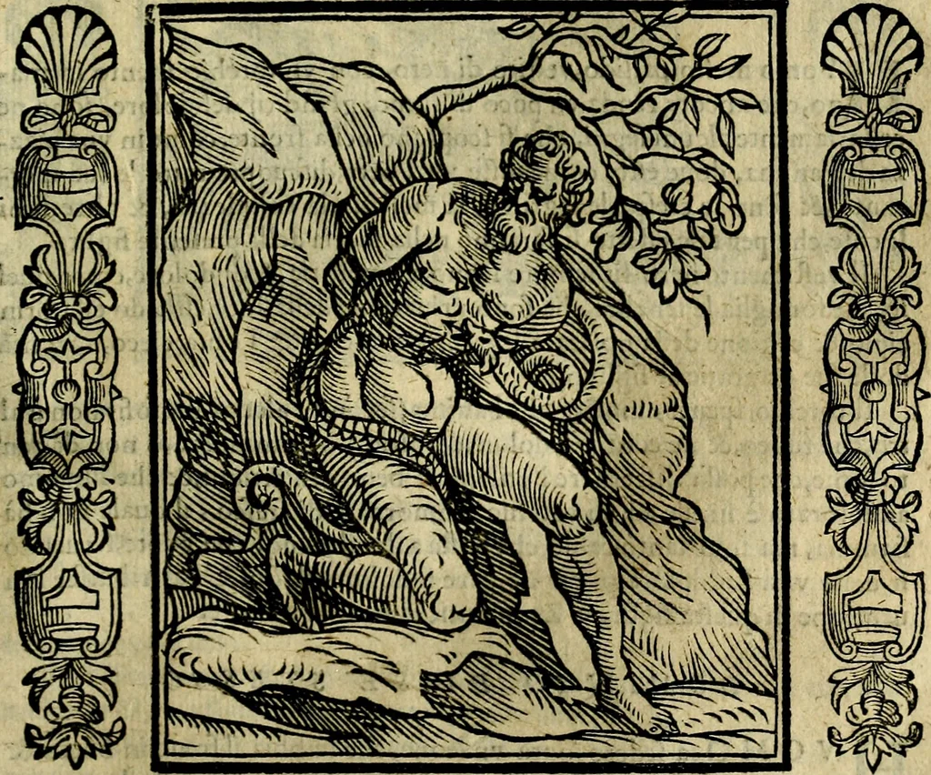 An illustration from Iconologia, overo, Descrittione d'imagini delle virtu', vitii, affetti, passioni humane, corpi celesti, mondo e sue parti, 1611, leaf 160
