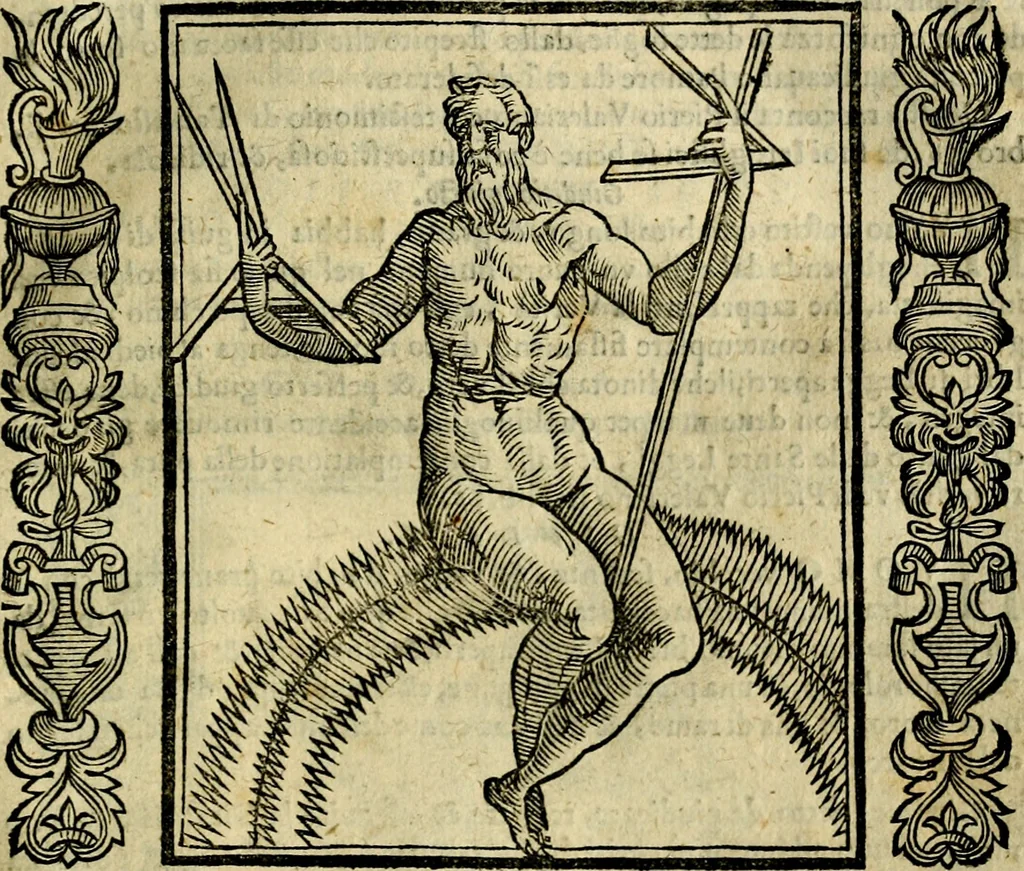 An illustration from Iconologia, overo, Descrittione d'imagini delle virtu', vitii, affetti, passioni humane, corpi celesti, mondo e sue parti, 1611, leaf 234