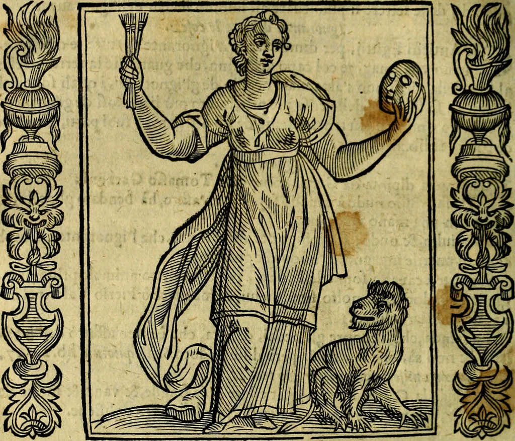 An illustration from Iconologia, overo, Descrittione d'imagini delle virtu', vitii, affetti, passioni humane, corpi celesti, mondo e sue parti, 1611, leaf 277