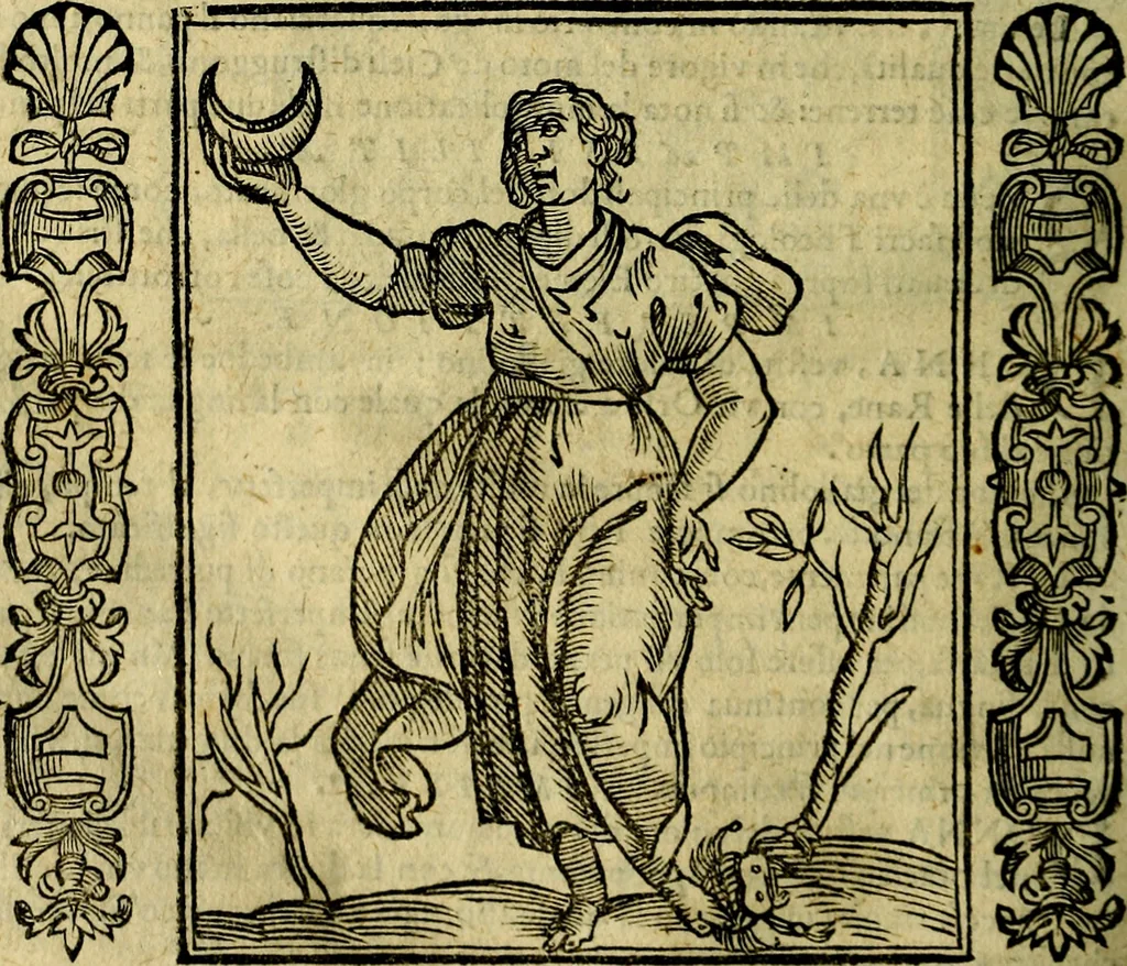 An illustration from Iconologia, overo, Descrittione d'imagini delle virtu', vitii, affetti, passioni humane, corpi celesti, mondo e sue parti, 1611, leaf 279