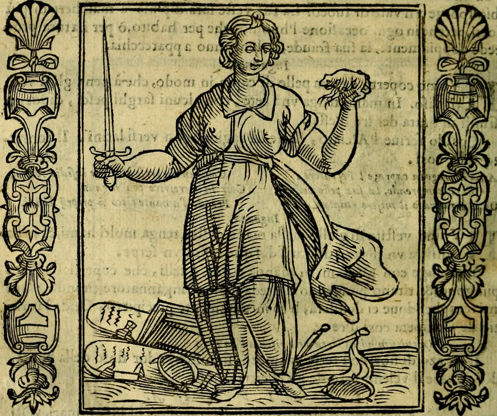 An illustration from Iconologia, overo, Descrittione d'imagini delle virtu', vitii, affetti, passioni humane, corpi celesti, mondo e sue parti, 1611, leaf 285
