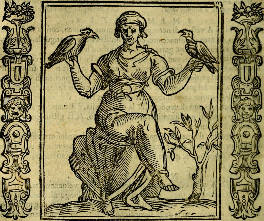 An illustration from Iconologia, overo, Descrittione d'imagini delle virtu', vitii, affetti, passioni humane, corpi celesti, mondo e sue parti, 1611, leaf 289