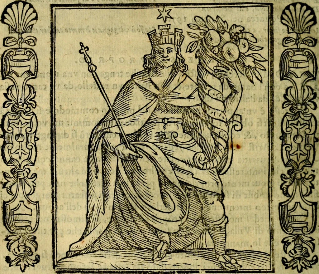 An illustration from Iconologia, overo, Descrittione d'imagini delle virtu', vitii, affetti, passioni humane, corpi celesti, mondo e sue parti, 1611, leaf 301