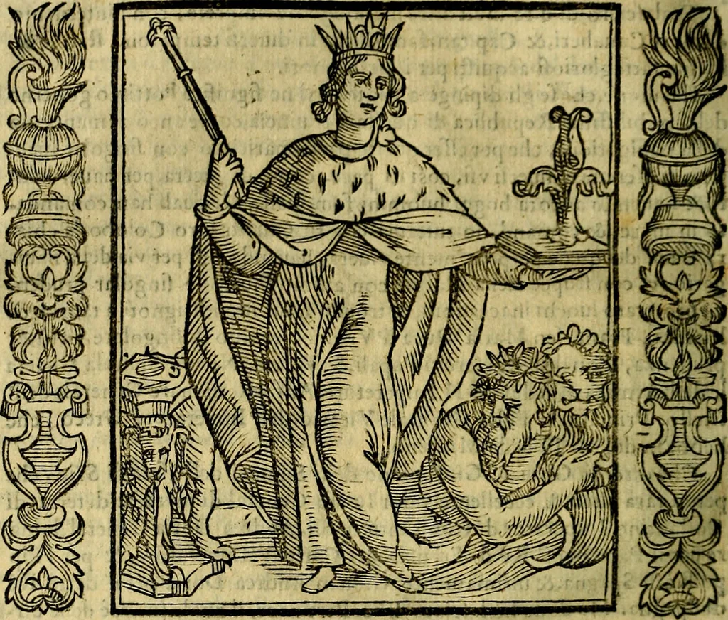 An illustration from Iconologia, overo, Descrittione d'imagini delle virtu', vitii, affetti, passioni humane, corpi celesti, mondo e sue parti, 1611, leaf 307