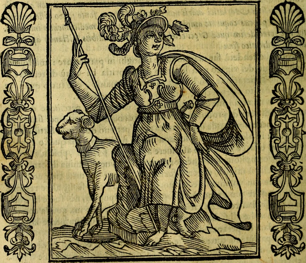An illustration from Iconologia, overo, Descrittione d'imagini delle virtu', vitii, affetti, passioni humane, corpi celesti, mondo e sue parti, 1611, leaf 337