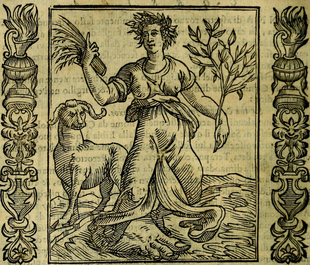 An illustration from Iconologia, overo, Descrittione d'imagini delle virtu', vitii, affetti, passioni humane, corpi celesti, mondo e sue parti, 1611, leaf 339