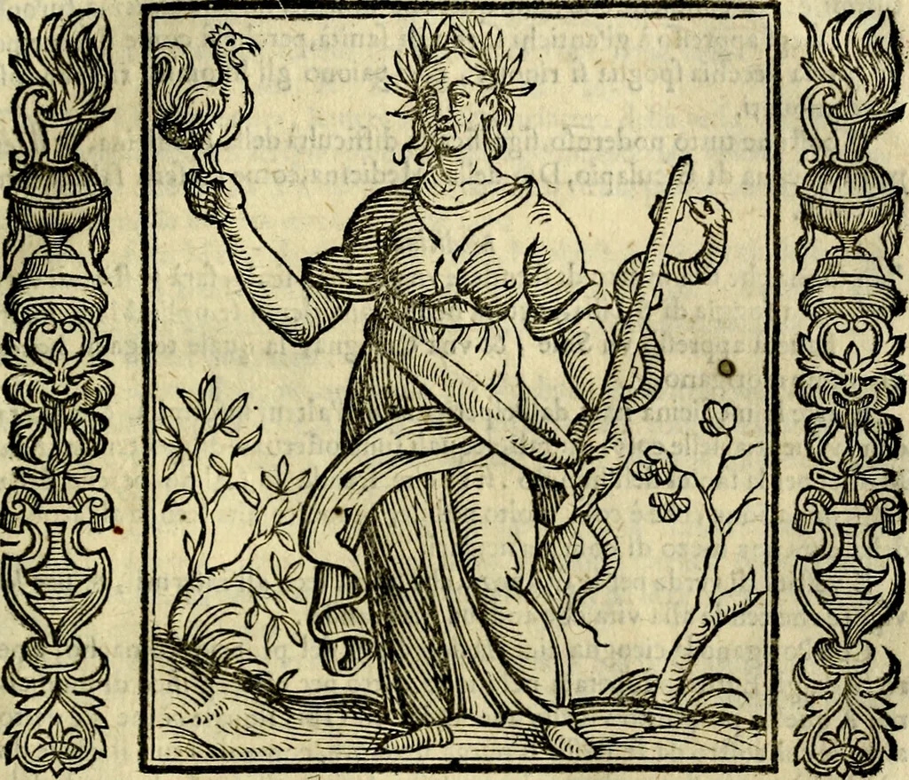 An illustration from Iconologia, overo, Descrittione d'imagini delle virtu', vitii, affetti, passioni humane, corpi celesti, mondo e sue parti, 1611, leaf 368