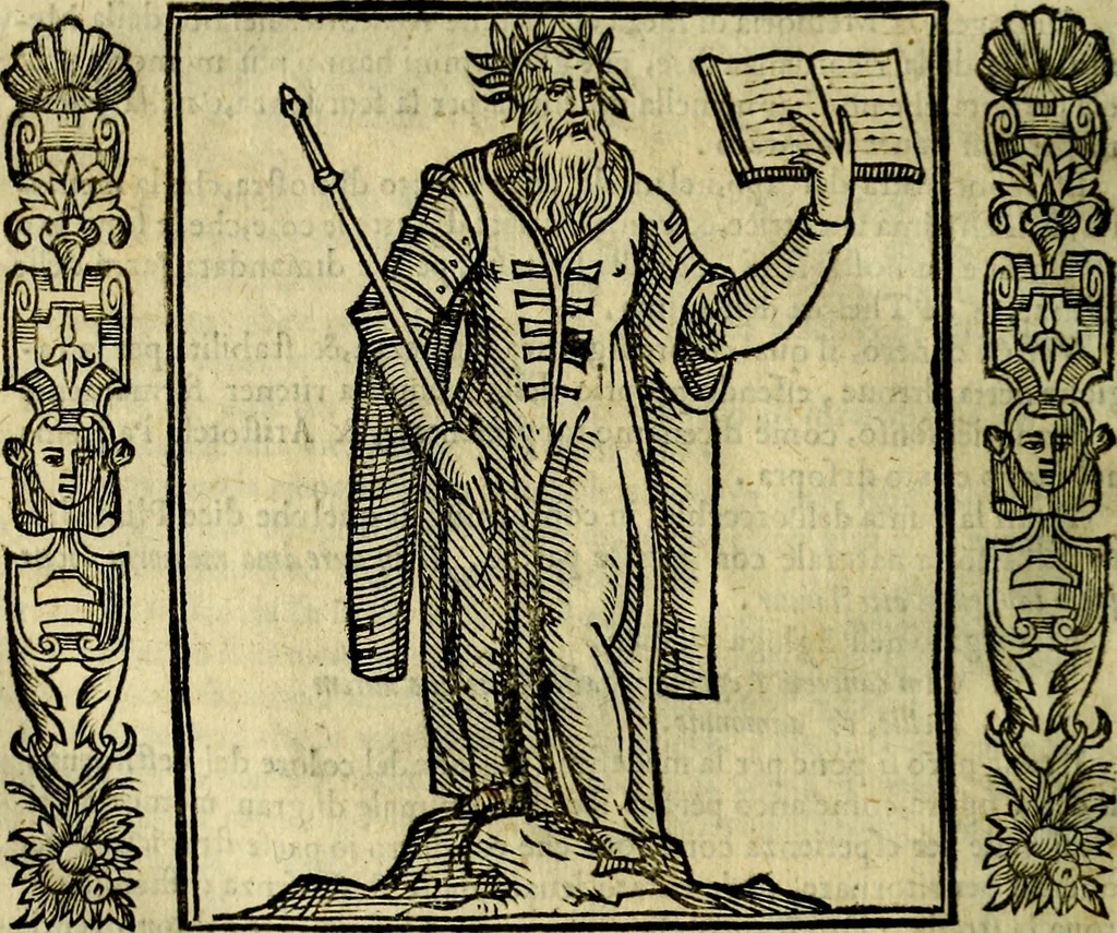 An illustration from Iconologia, overo, Descrittione d'imagini delle virtu', vitii, affetti, passioni humane, corpi celesti, mondo e sue parti, 1611, leaf 371
