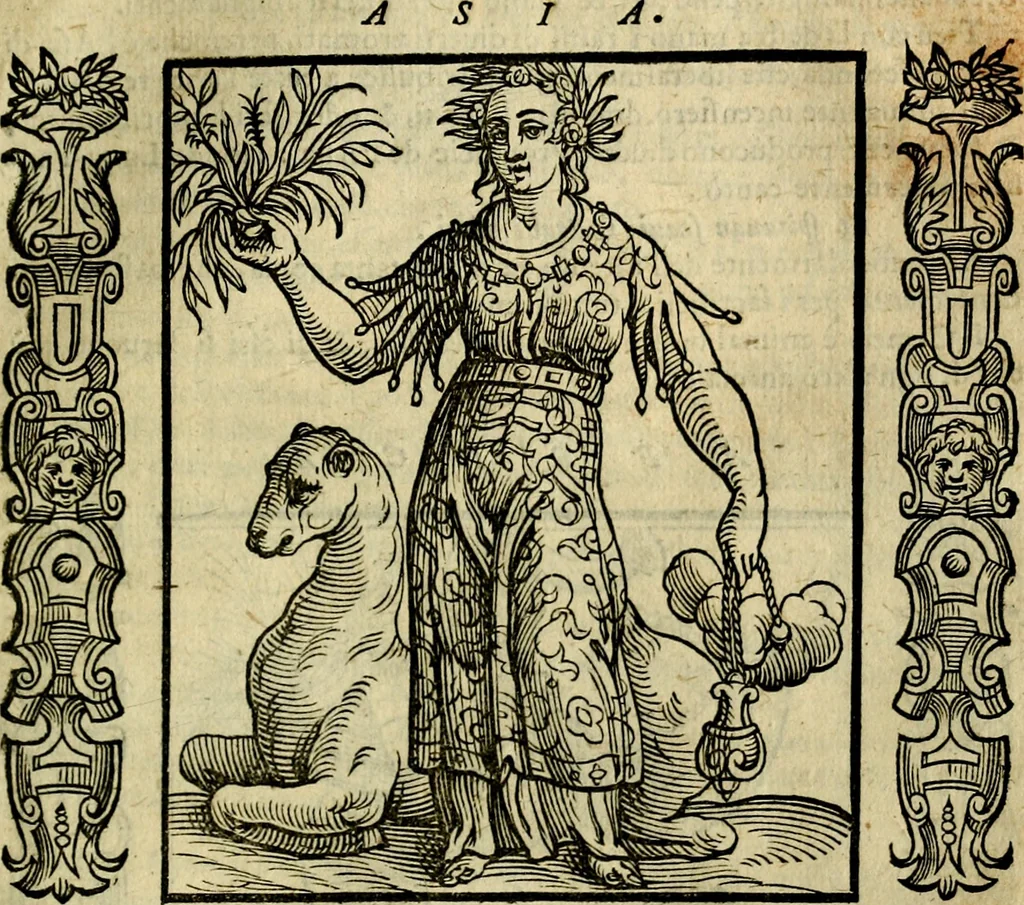An illustration from Iconologia, overo, Descrittione d'imagini delle virtu', vitii, affetti, passioni humane, corpi celesti, mondo e sue parti, 1611, leaf 390
