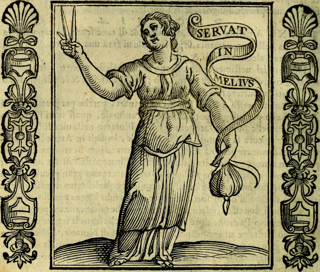 An illustration from Iconologia, overo, Descrittione d'imagini delle virtu', vitii, affetti, passioni humane, corpi celesti, mondo e sue parti, 1611, leaf 443