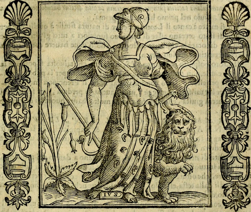 An illustration from Iconologia, overo, Descrittione d'imagini delle virtu', vitii, affetti, passioni humane, corpi celesti, mondo e sue parti, 1611, leaf 486