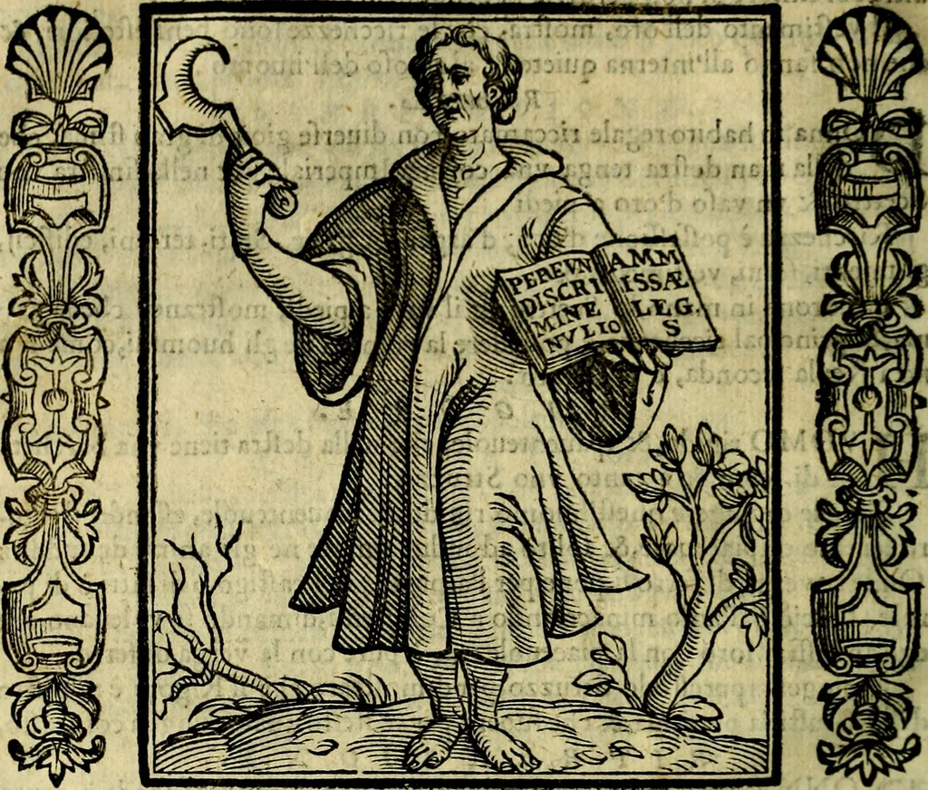 An illustration from Iconologia, overo, Descrittione d'imagini delle virtu', vitii, affetti, passioni humane, corpi celesti, mondo e sue parti, 1611, leaf 495