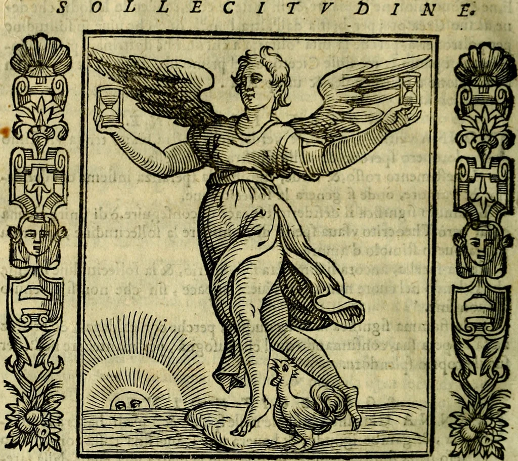 An illustration from Iconologia, overo, Descrittione d'imagini delle virtu', vitii, affetti, passioni humane, corpi celesti, mondo e sue parti, 1611, leaf 521