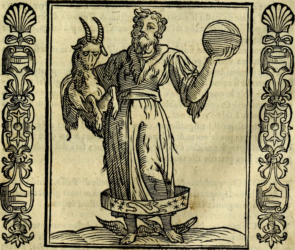 An illustration from Iconologia, overo, Descrittione d'imagini delle virtu', vitii, affetti, passioni humane, corpi celesti, mondo e sue parti, 1611, leaf 524