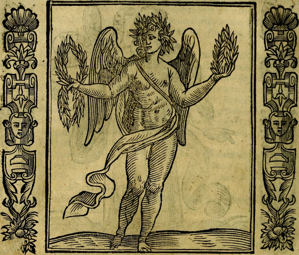 An illustration from Iconologia, overo, Descrittione d'imagini delle virtu', vitii, affetti, passioni humane, corpi celesti, mondo e sue parti, 1611, leaf 55
