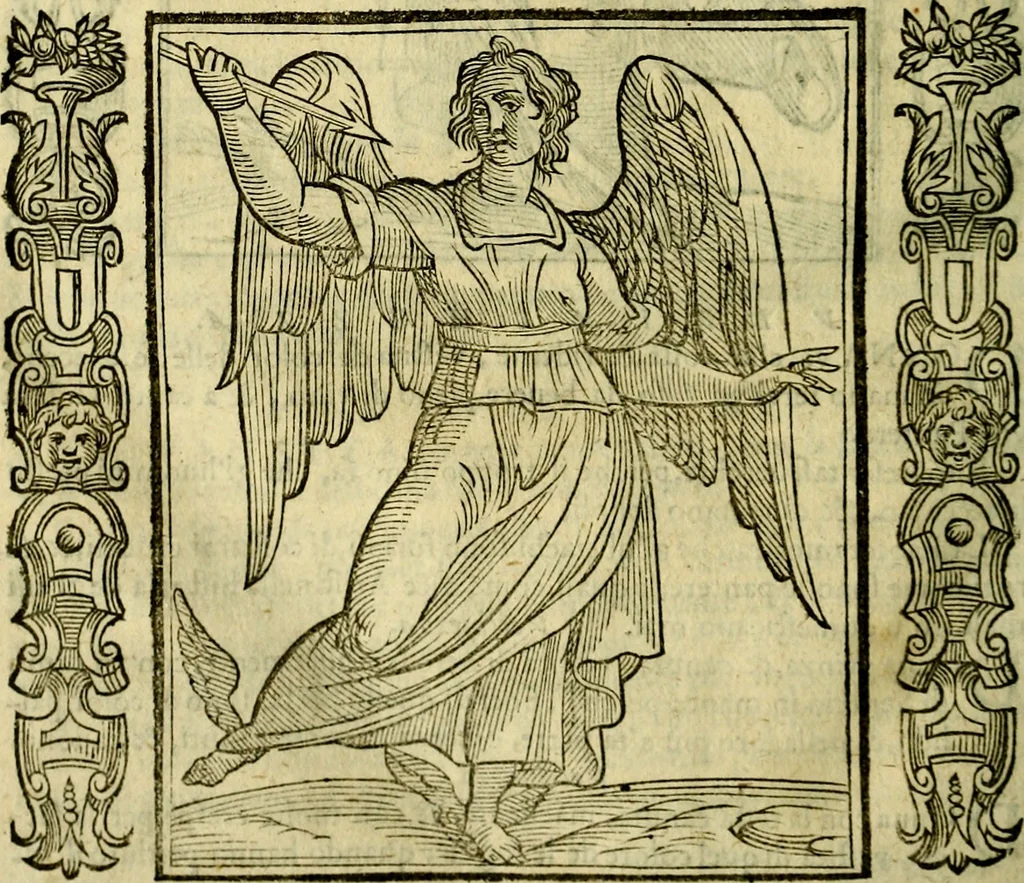 An illustration from Iconologia, overo, Descrittione d'imagini delle virtu', vitii, affetti, passioni humane, corpi celesti, mondo e sue parti, 1611, leaf 557