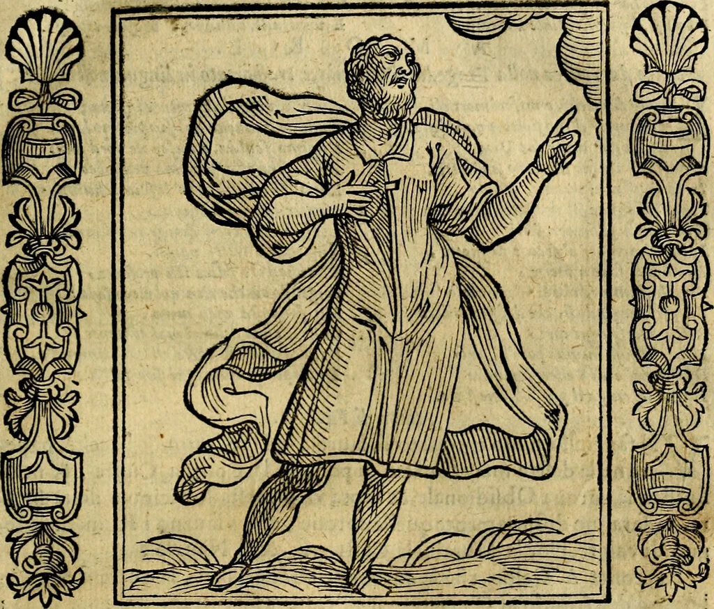 An illustration from Iconologia, overo, Descrittione d'imagini delle virtu', vitii, affetti, passioni humane, corpi celesti, mondo e sue parti, 1611, leaf 56