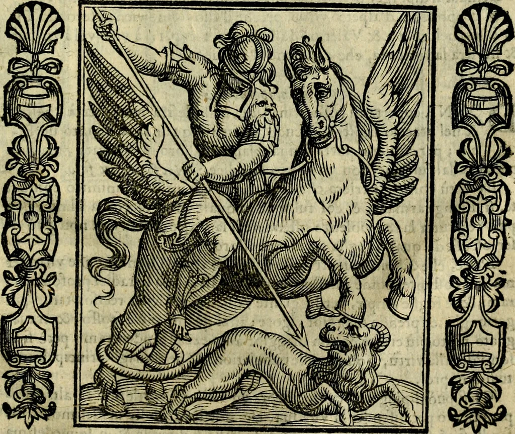An illustration from Iconologia, overo, Descrittione d'imagini delle virtu', vitii, affetti, passioni humane, corpi celesti, mondo e sue parti, 1611, leaf 572