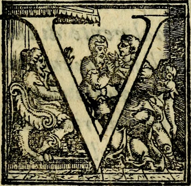 An illustration from Iconologia, overo, Descrittione d'imagini delle virtu', vitii, affetti, passioni humane, corpi celesti, mondo e sue parti, 1611, leaf 6