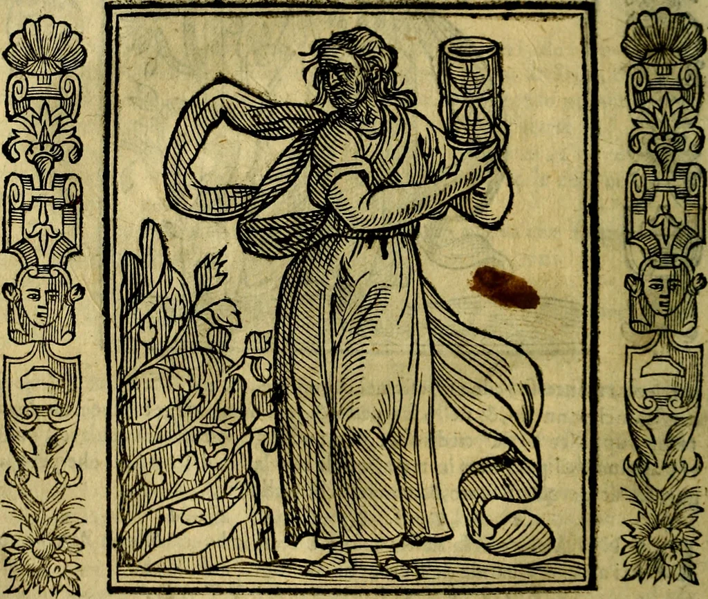 An illustration from Iconologia, overo, Descrittione d'imagini delle virtu', vitii, affetti, passioni humane, corpi celesti, mondo e sue parti, 1611, leaf 67